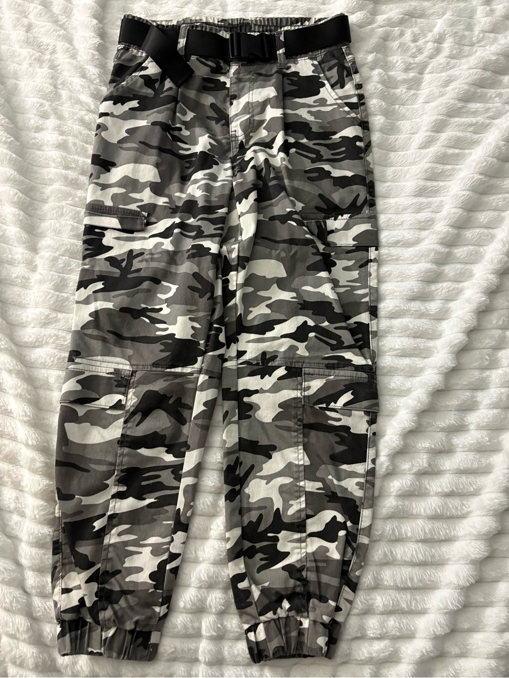 VIP Women Straight Leg Jeans - Black & Gray Camo